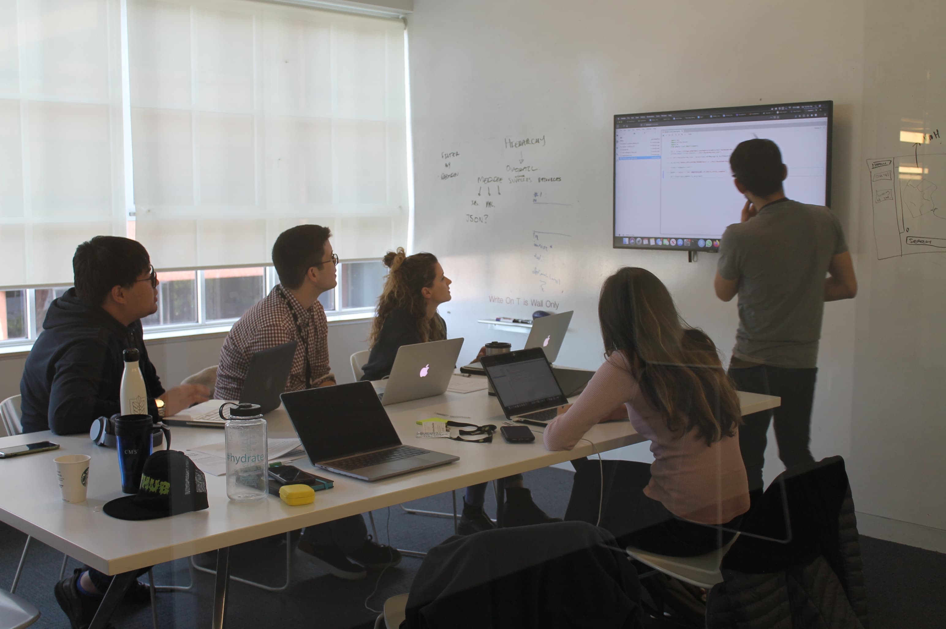 During the hackathon